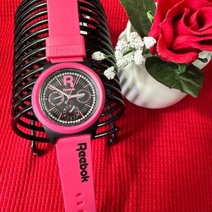 Pink black Reebok watches | watches